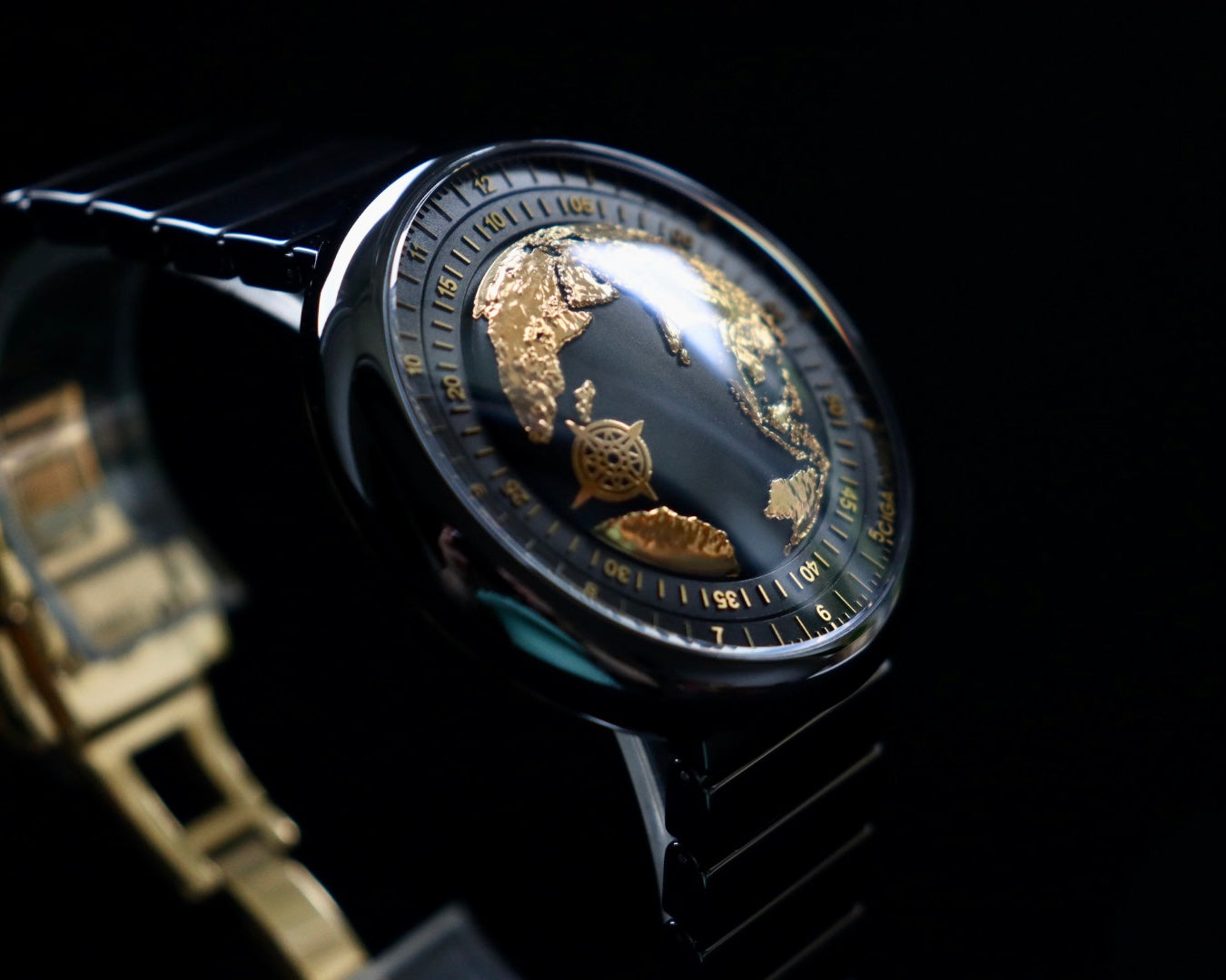 CIGA Design Blue Planet | Gilded Edition, 2023, Ceramic, New & Unworn