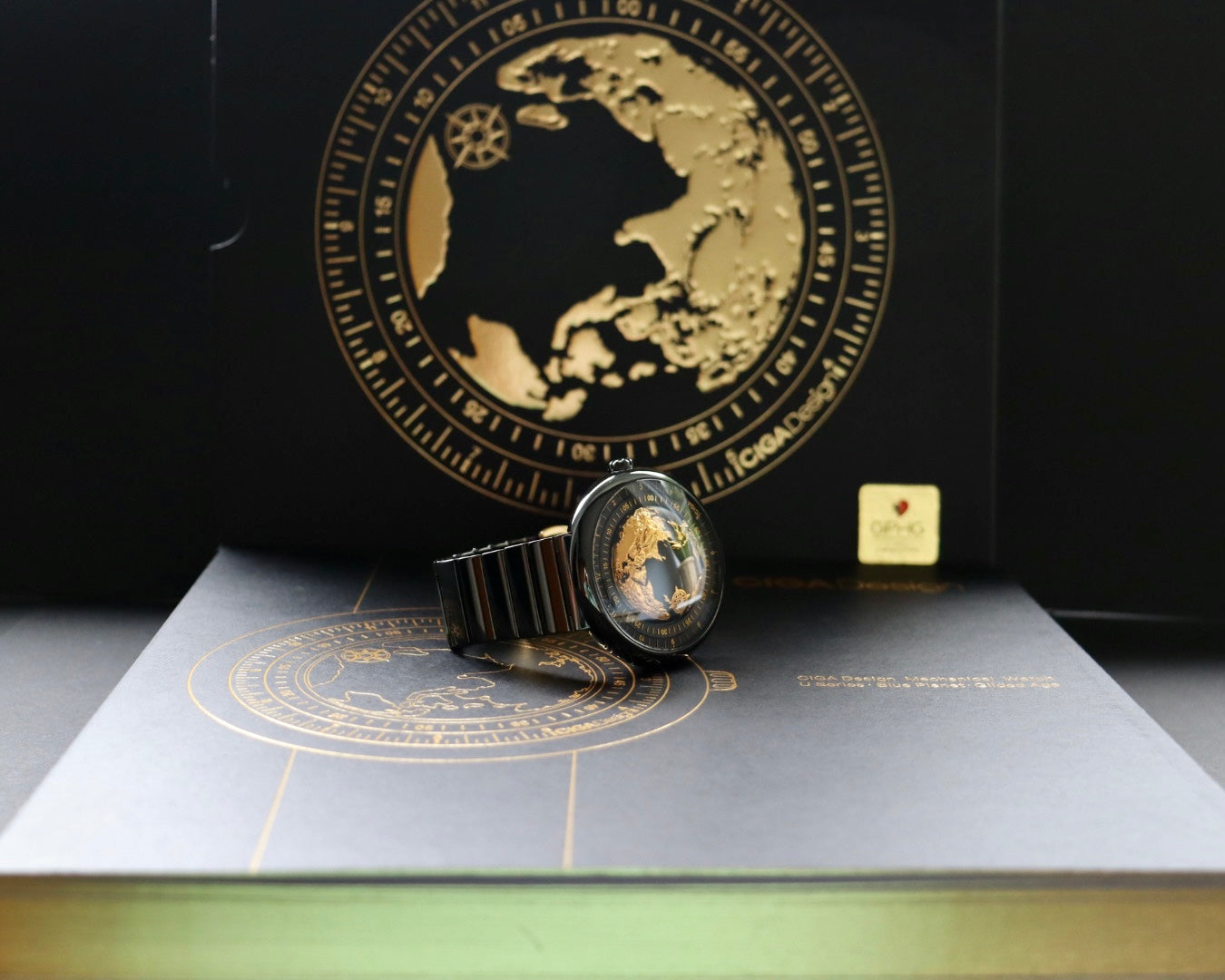 CIGA Design Blue Planet | Gilded Edition, 2023, Ceramic, New & Unworn